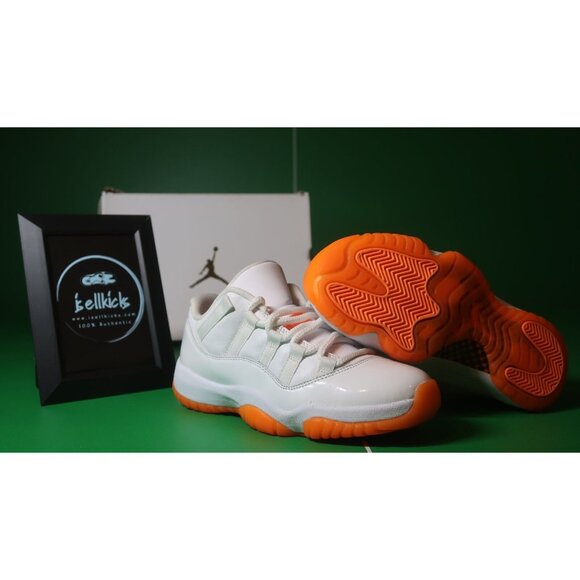 Air Jordan 11 Retro Low White/Citrus - 6.5W - Picture 2 of 5